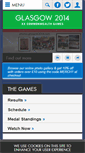 Mobile Screenshot of glasgow2014.com