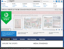 Tablet Screenshot of glasgow2014.com